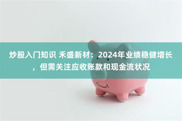 炒股入门知识 禾盛新材：2024年业绩稳健增长，但需关注应收账款和现金流状况