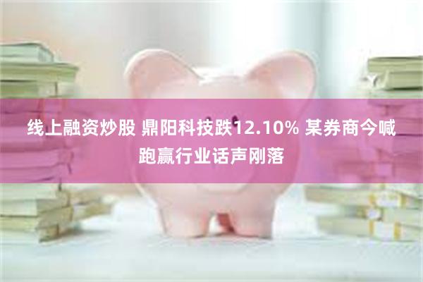 线上融资炒股 鼎阳科技跌12.10% 某券商今喊跑赢行业话声刚落
